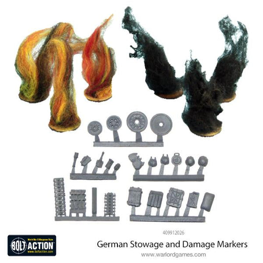 Bolt Action: German - German Stowage and Damage Markers