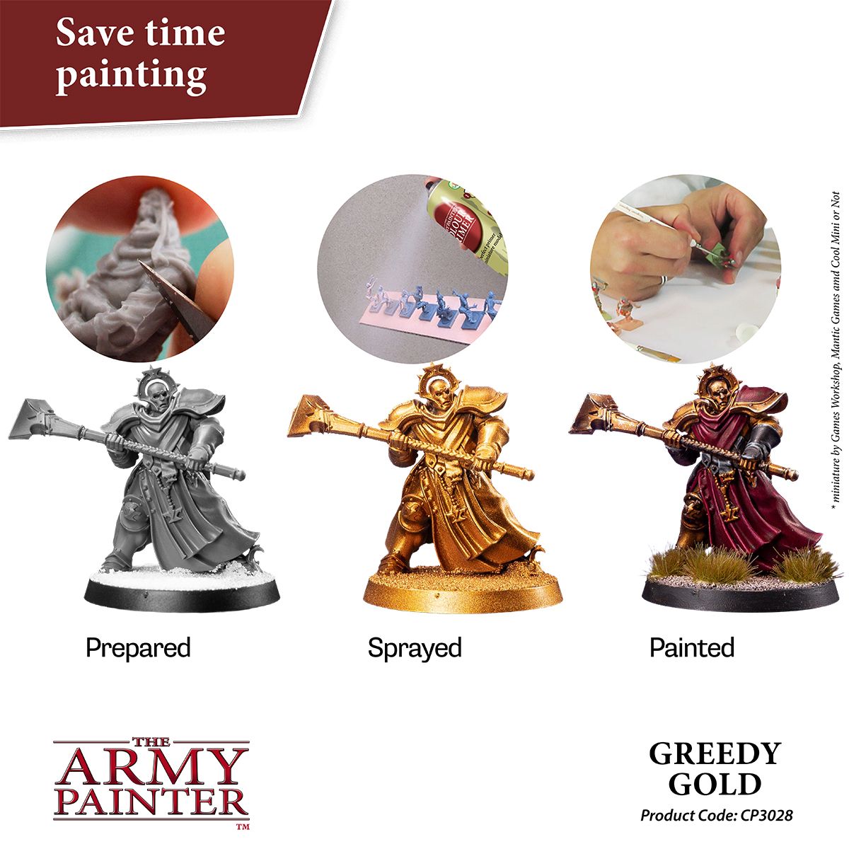The Army Painter: Colour Primer: Greedy Gold