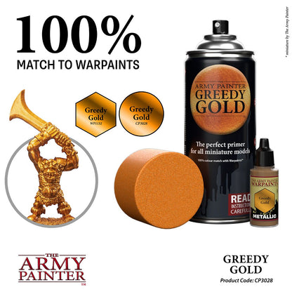 The Army Painter: Colour Primer: Greedy Gold