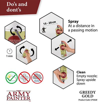 The Army Painter: Colour Primer: Greedy Gold