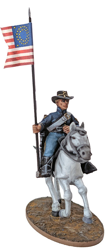 Mounted US Cavalry Guidon Bearer