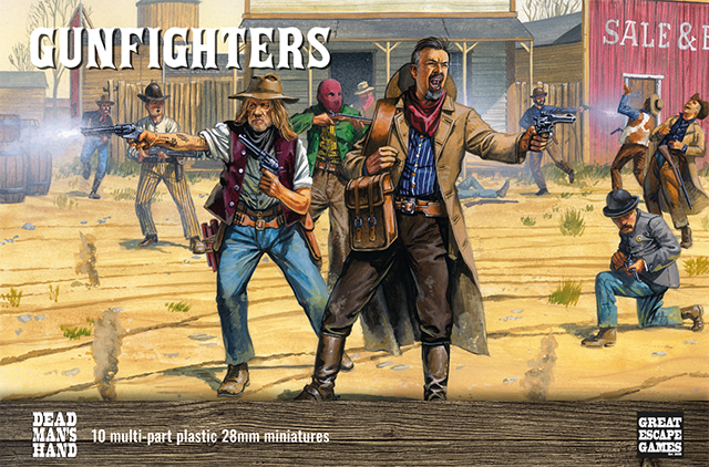 Dead Man's Hand Gunfighters Plastic Boxed Set (Great Escape Games)