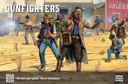 Dead Man's Hand Gunfighters Plastic Boxed Set (Great Escape Games)