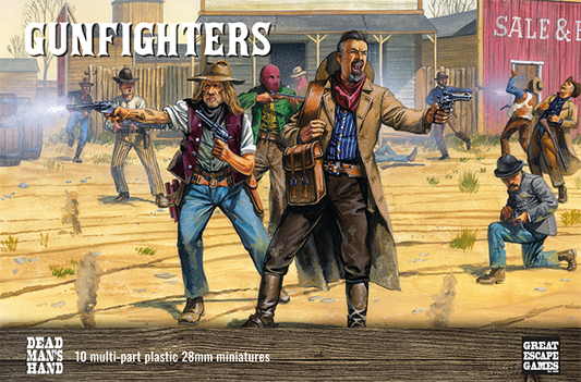 Dead Man's Hand Gunfighters Plastic Boxed Set (Great Escape Games)