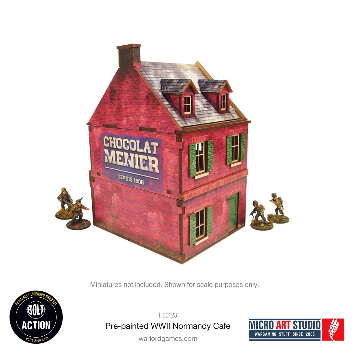 Achtung Panzer!: Pre-painted WW2 Normandy Cafe