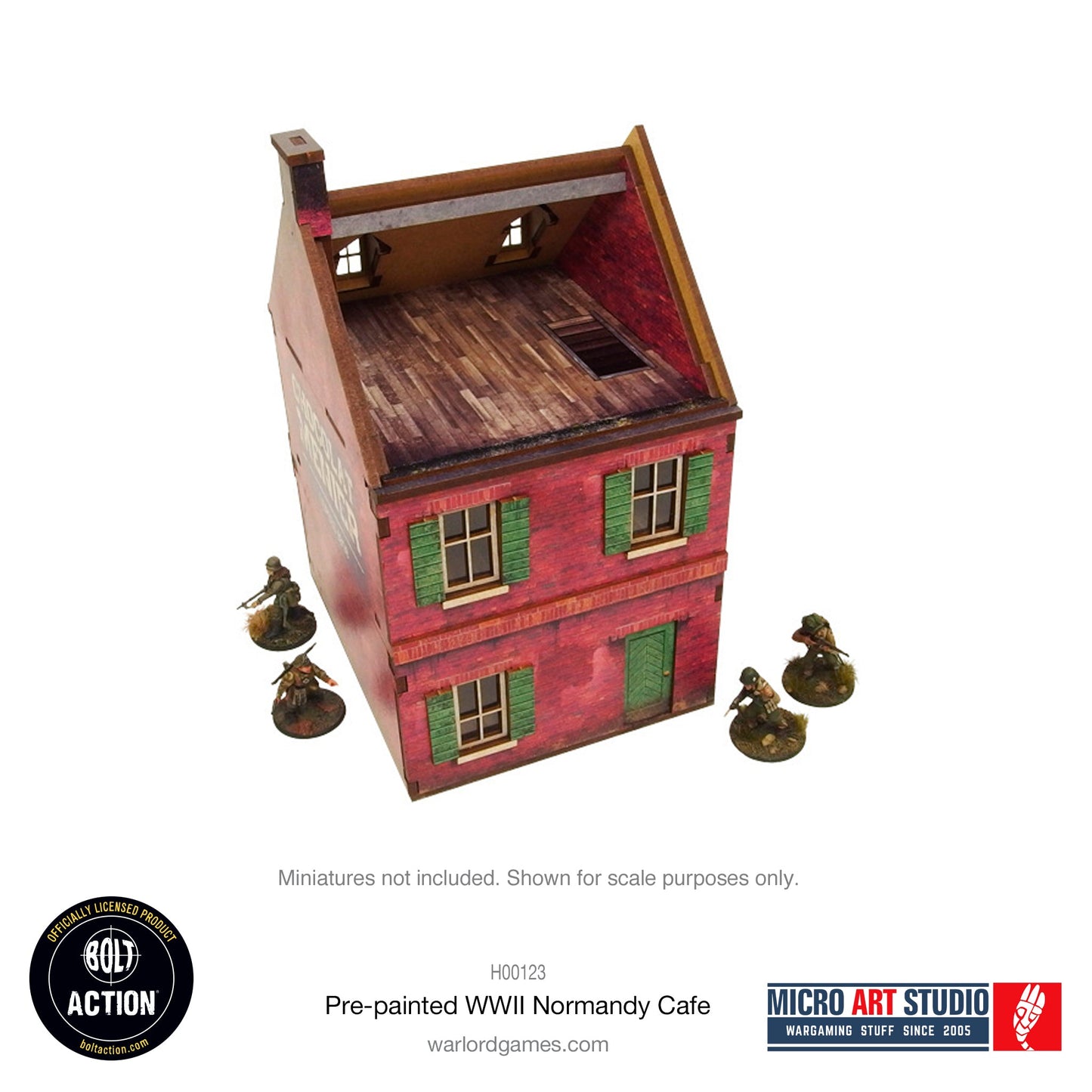 Achtung Panzer!: Pre-painted WW2 Normandy Cafe