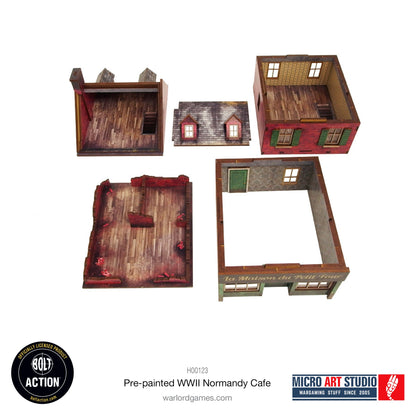 Achtung Panzer!: Pre-painted WW2 Normandy Cafe