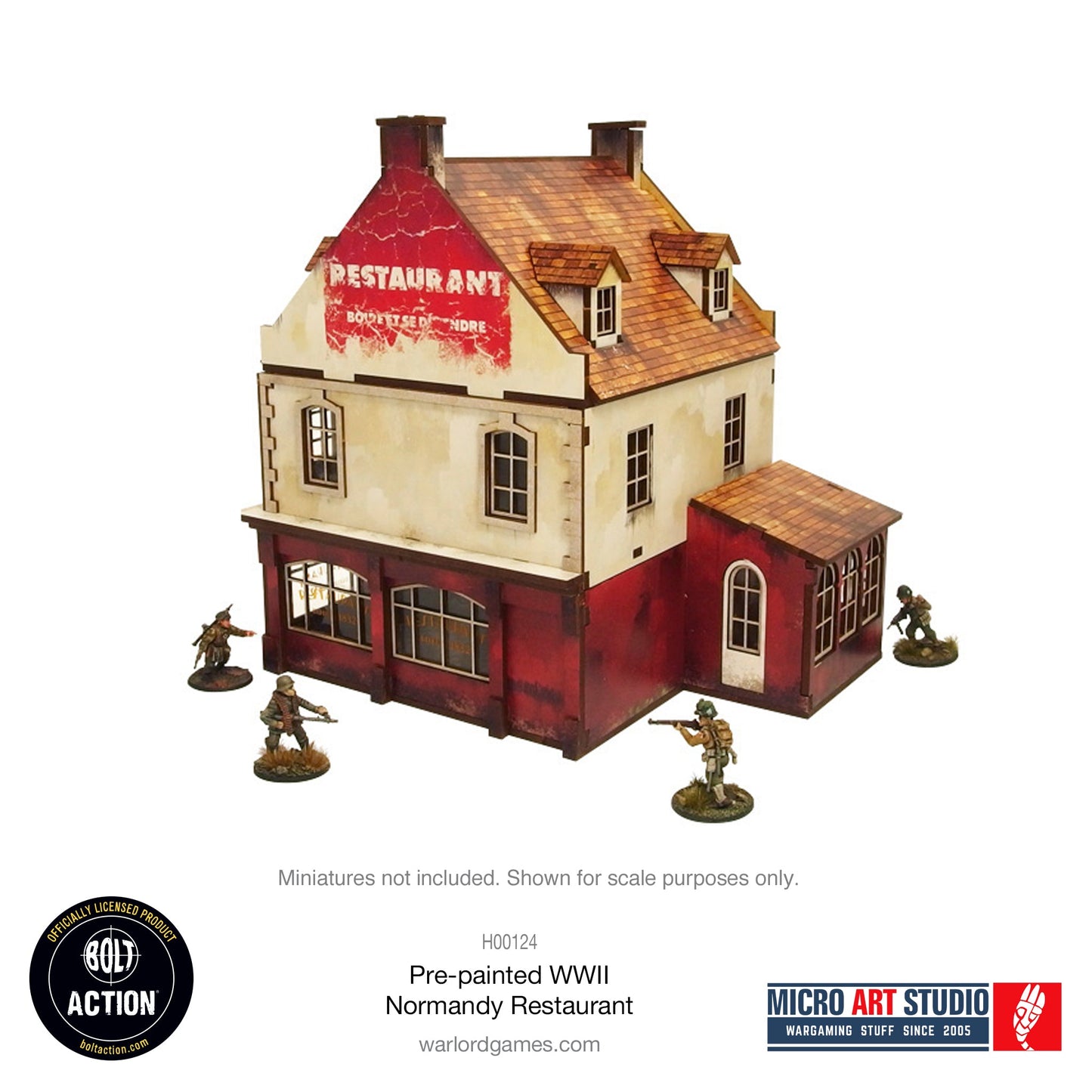 Achtung Panzer!: Pre-painted WW2 Normandy Restaurant