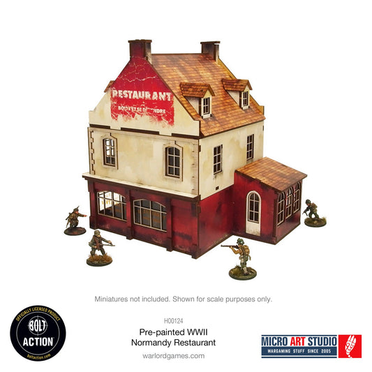Achtung Panzer!: Pre-painted WW2 Normandy Restaurant