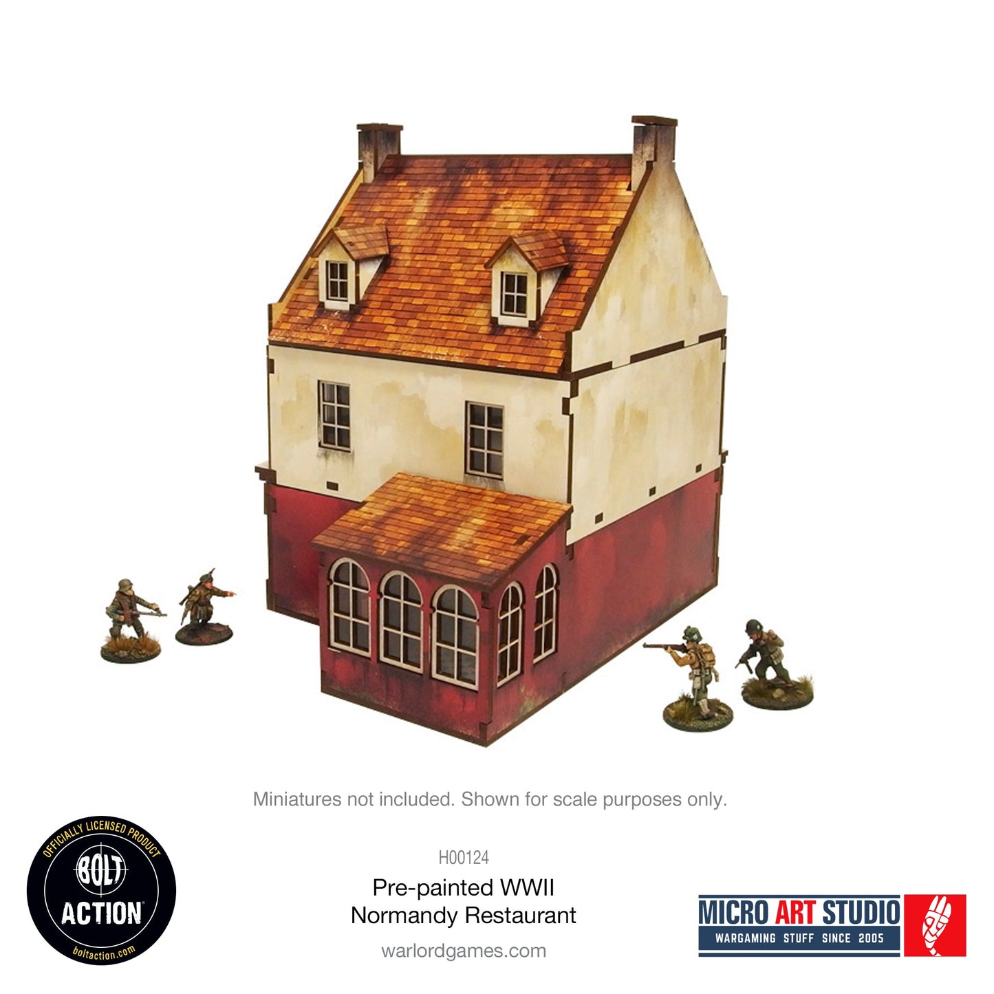 Achtung Panzer!: Pre-painted WW2 Normandy Restaurant