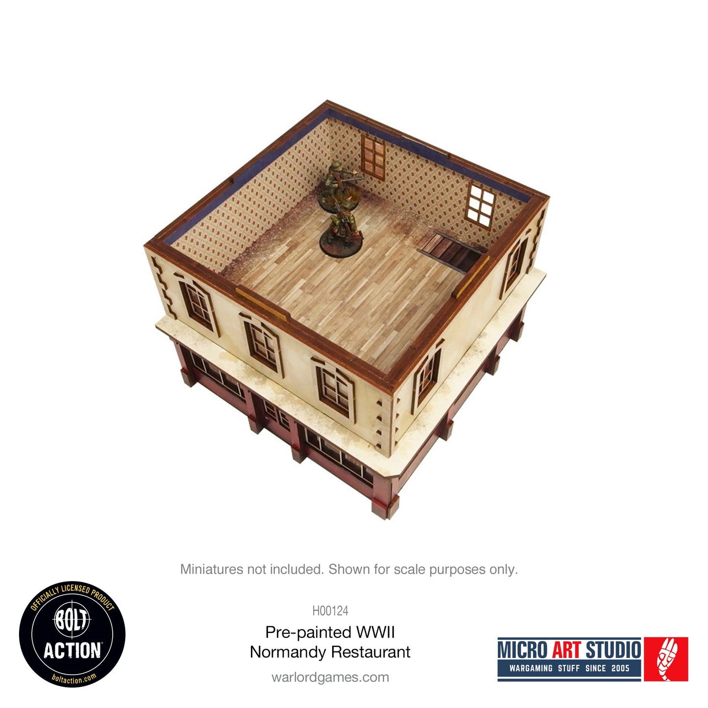 Achtung Panzer!: Pre-painted WW2 Normandy Restaurant