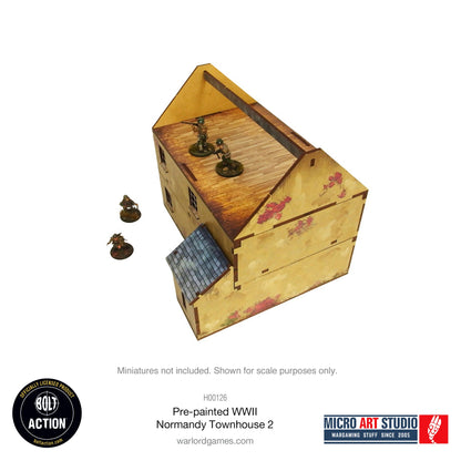 Achtung Panzer!: Pre-painted WW2 Normandy Townhouse 2