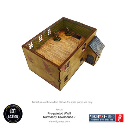 Achtung Panzer!: Pre-painted WW2 Normandy Townhouse 2