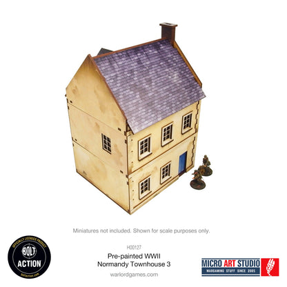 Achtung Panzer!: Pre-painted WW2 Normandy Townhouse 3