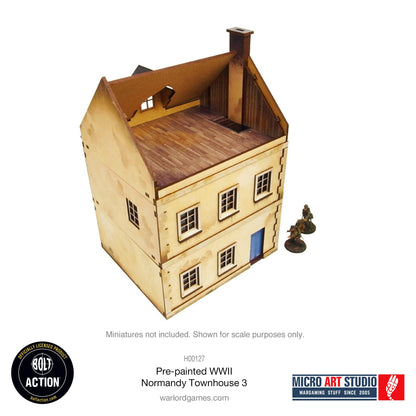 Achtung Panzer!: Pre-painted WW2 Normandy Townhouse 3