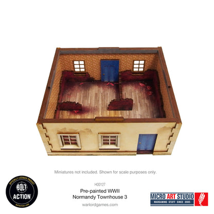 Achtung Panzer!: Pre-painted WW2 Normandy Townhouse 3