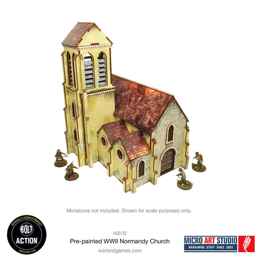 Achtung Panzer!: Pre-painted WW2 Normandy Church