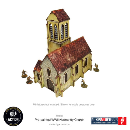 Achtung Panzer!: Pre-painted WW2 Normandy Church