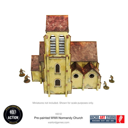 Achtung Panzer!: Pre-painted WW2 Normandy Church