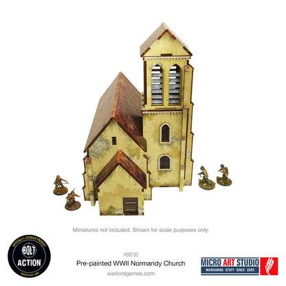 Achtung Panzer!: Pre-painted WW2 Normandy Church