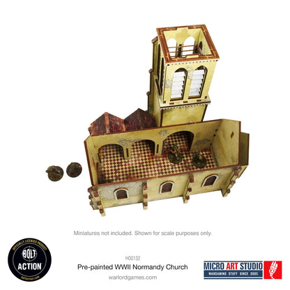Achtung Panzer!: Pre-painted WW2 Normandy Church
