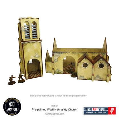 Achtung Panzer!: Pre-painted WW2 Normandy Church