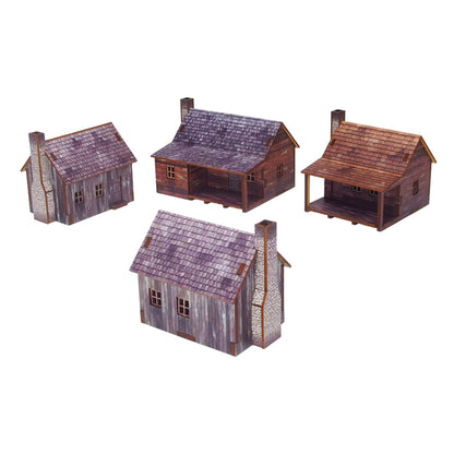 Epic Battles: Revolution - Pre-Painted American Houses (Epic Battles Scale)