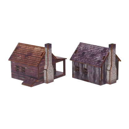 Epic Battles: Revolution - Pre-Painted American Houses (Epic Battles Scale)