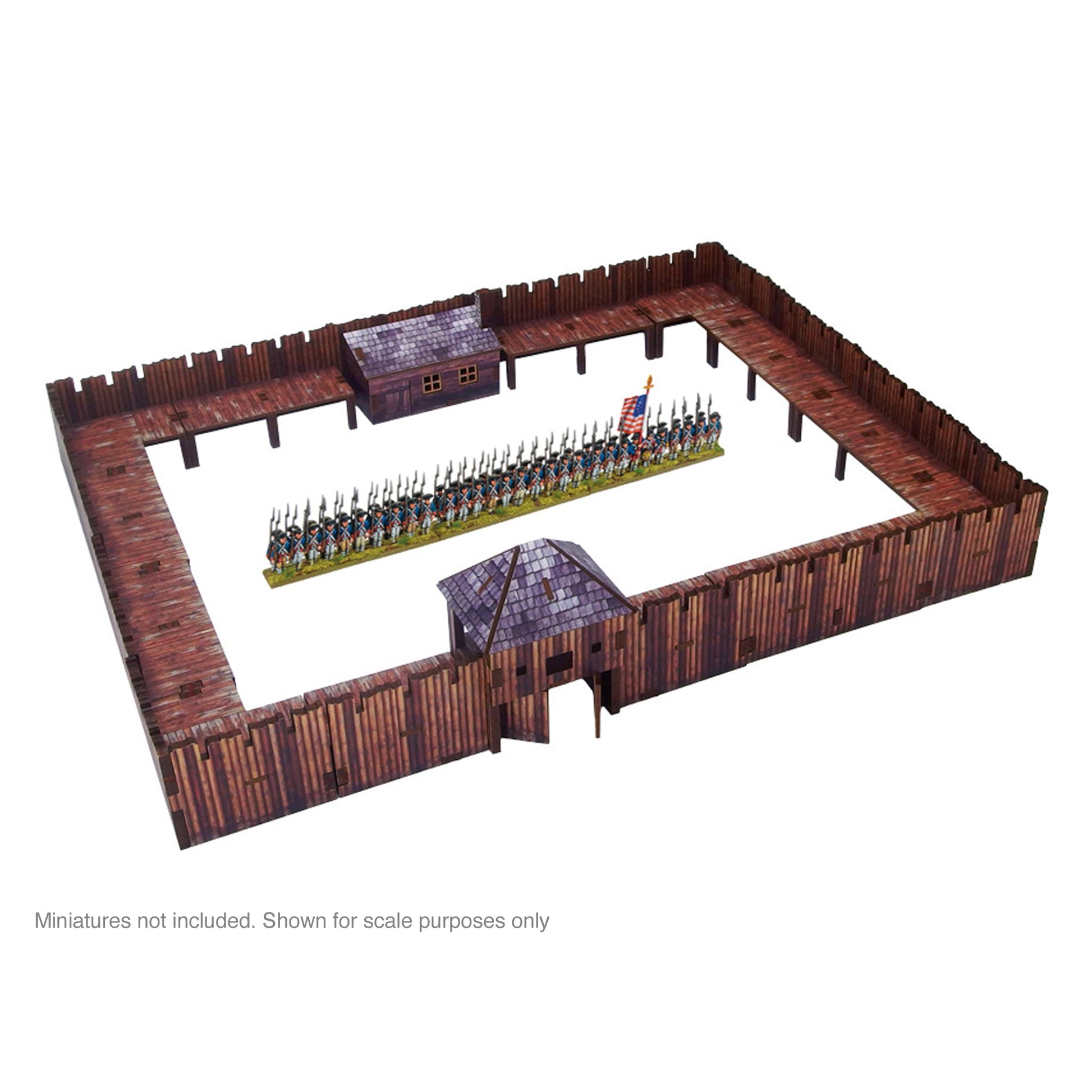 Epic Battles: Revolution - Pre-Painted American Fort (Epic Battles Scale)