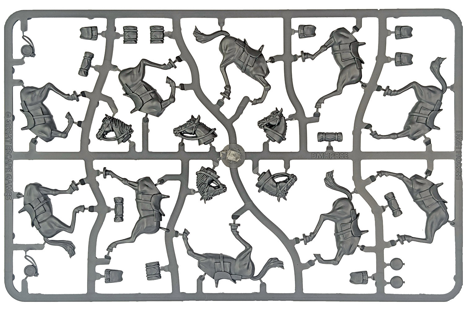 Dead Man's Hand Mounted Gunfighters Plastic Boxed Set (Great Escape Games)