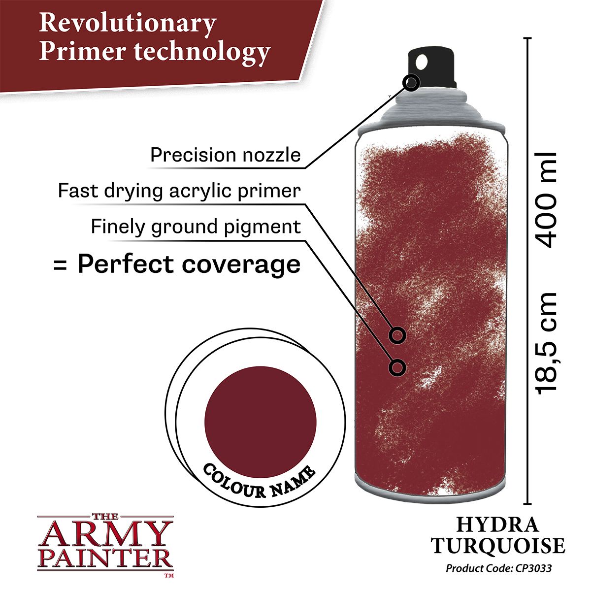 The Army Painter: Colour Primer: Hydra Turquoise