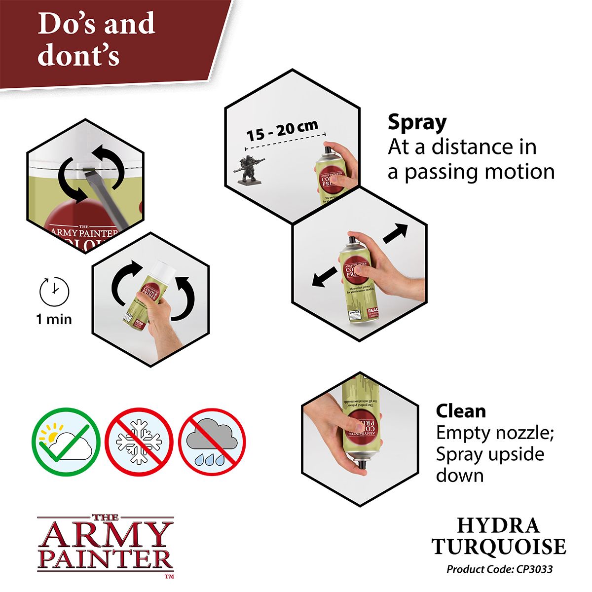 The Army Painter: Colour Primer: Hydra Turquoise