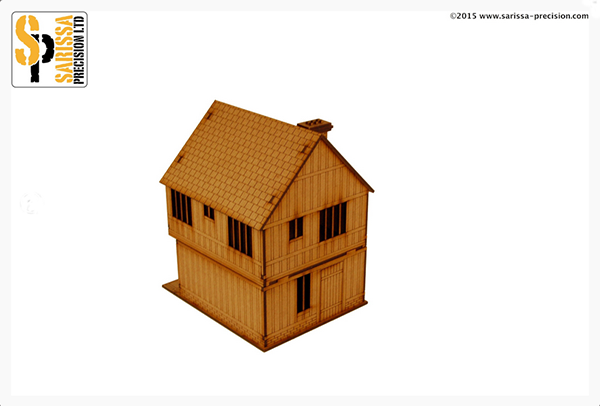 Pike & Shotte: English Timber Framed Townhouse - 2 Storey - Narrow