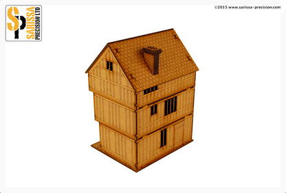 Pike & Shotte: English Timber Framed Townhouse - 3 Storey - Wide