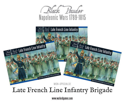 Black Powder: French - Napoleonic Late French Line Infantry (1812-1815) Brigade