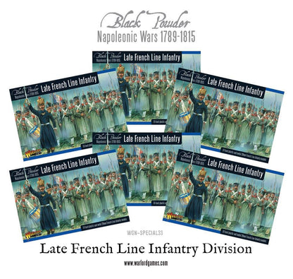 Black Powder: French - Napoleonic Late French Line Infantry (1812-1815) Division