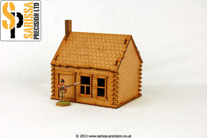 Black Powder: North American Log Cabin - Stone Chimney
