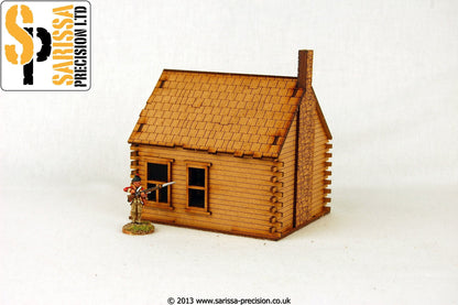 Black Powder: North American Log Cabin - Stone Chimney