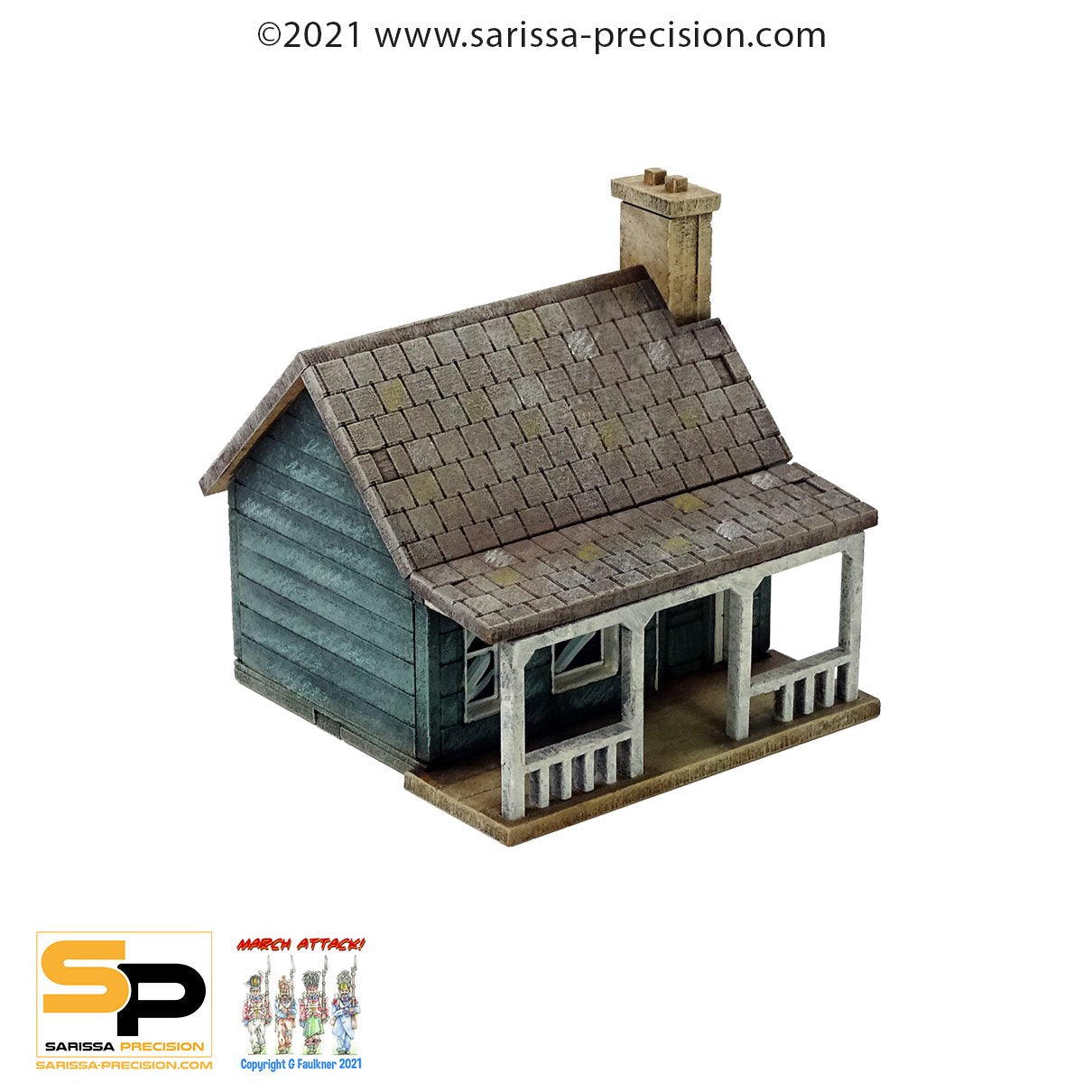 Epic Battles: American Civil War - North American Cabin #3 with Porch