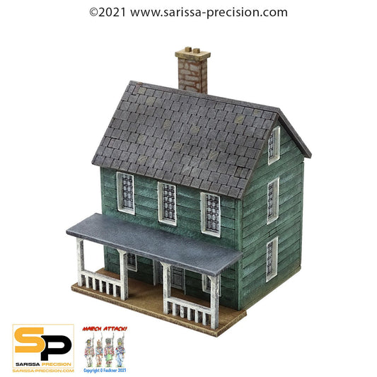 Epic Battles: American Civil War - North American Planked House with Porch