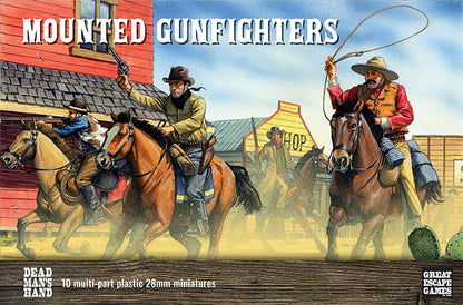 Dead Man's Hand Mounted Gunfighters Plastic Boxed Set (Great Escape Games)