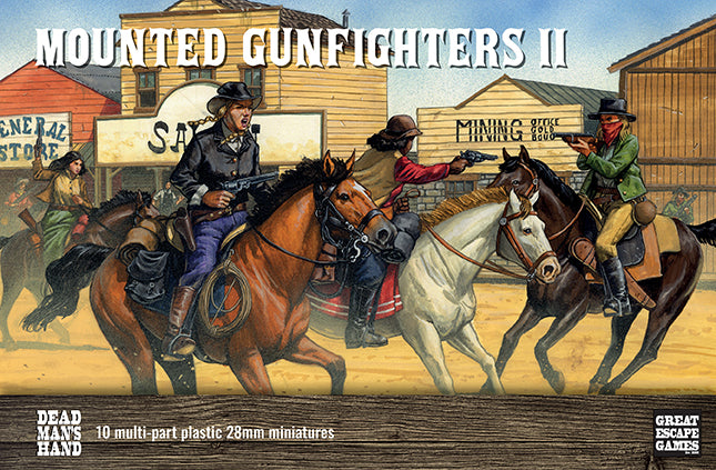 Dead Man's Hand Mounted Gunfighters II: The Ladies (Great Escape Games) Plastic Boxed Set