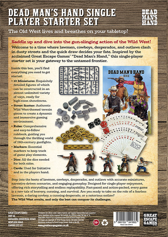 Dead Man's Hand Redux Single Player Gunslinger Set