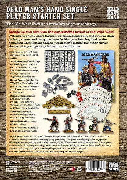 Dead Man's Hand Redux Single Player Gunslinger Set