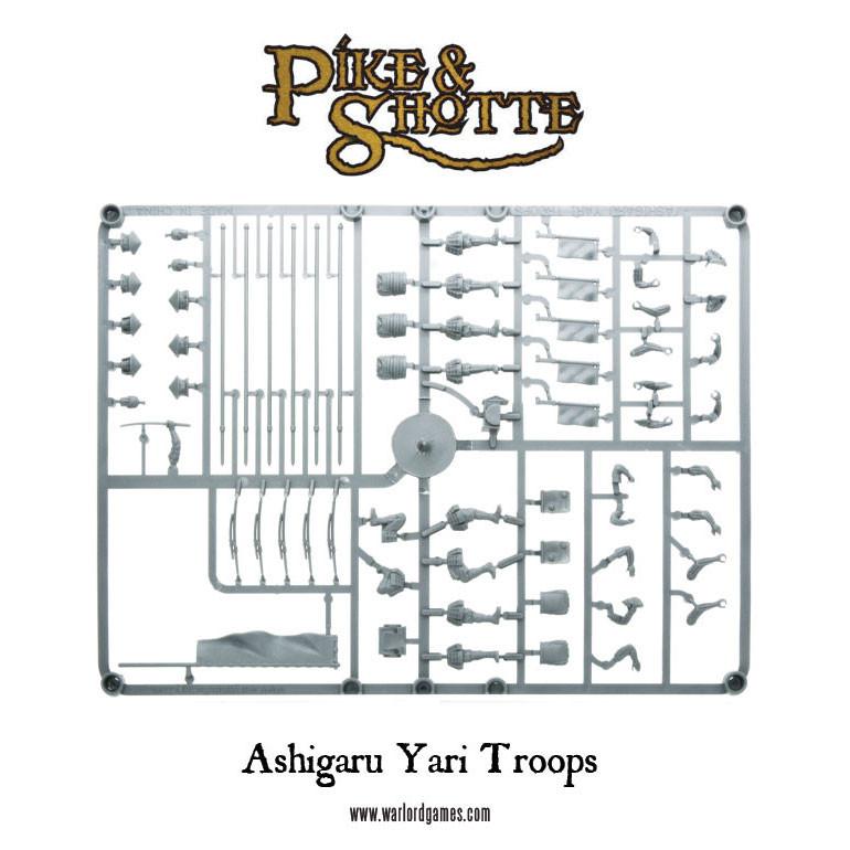 Pike & Shotte: Feudal Japan 1467-1603 - Ashigaru Yari Troops Sprue