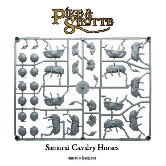 Pike & Shotte: Feudal Japan 1467-1603 - Samurai Cavalry Horses Sprue