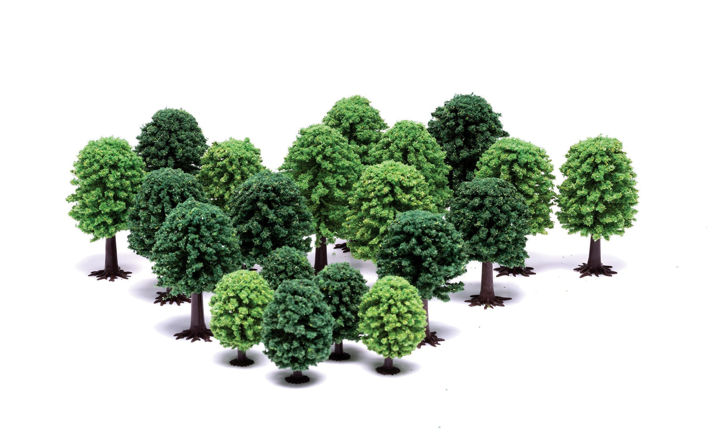 Achtung Panzer!: Deciduous Trees (5cm - 9cm) – 20 assorted trees