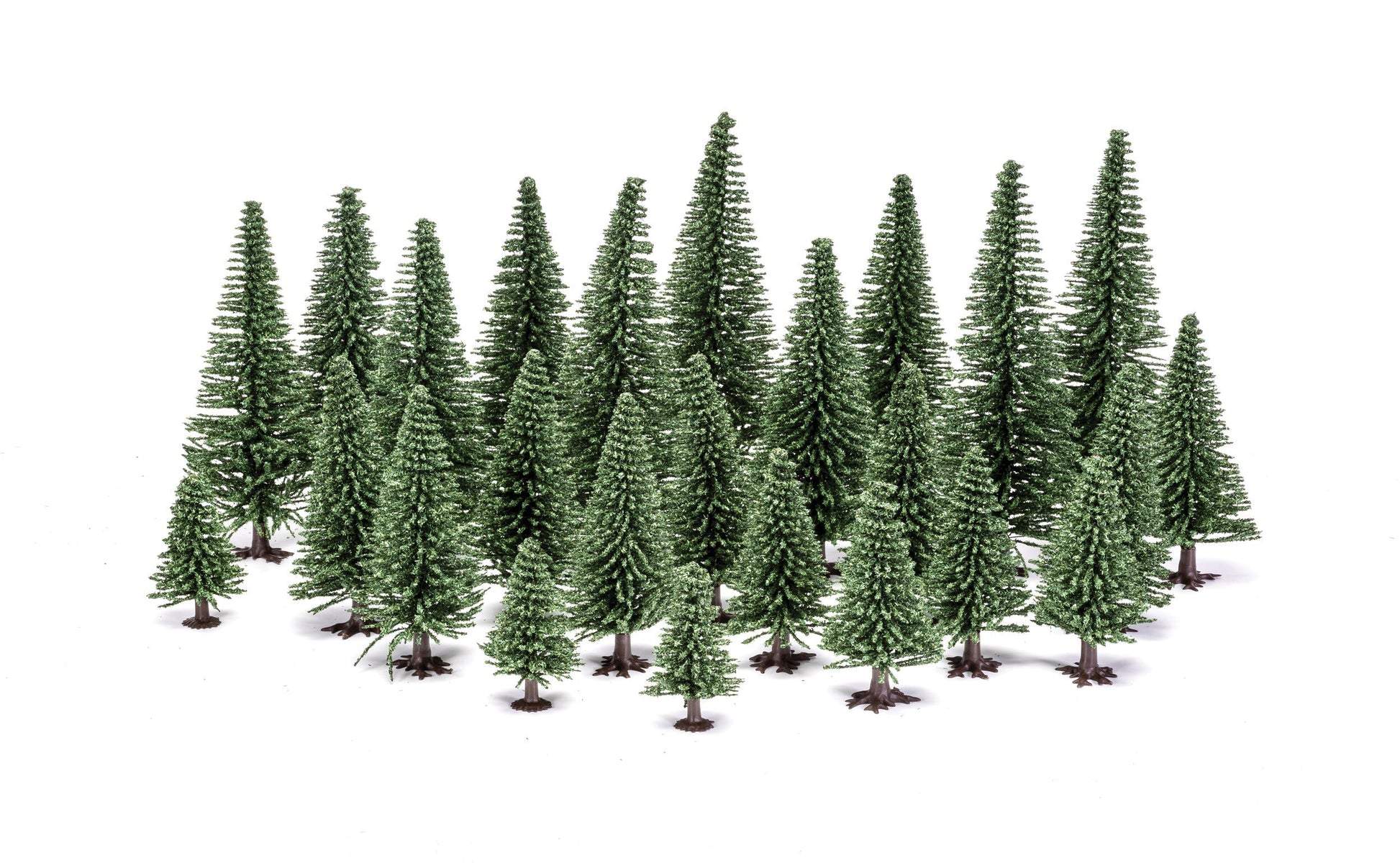 Achtung Panzer!: Fir Trees (5cm - 14cm) x 20 assorted trees