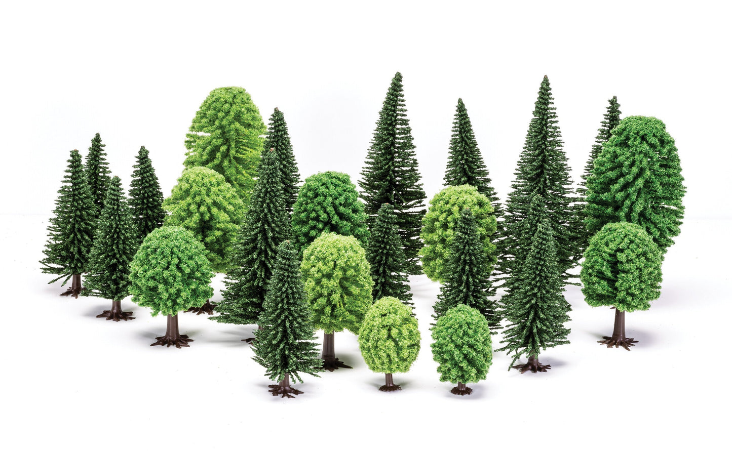 Achtung Panzer!: Mixed Trees (5cm - 14cm) x 20 assorted trees