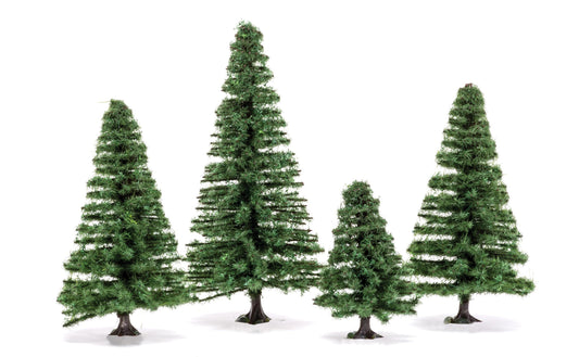 Achtung Panzer!: Fir Trees (4cm-8cm) - set of 4 trees